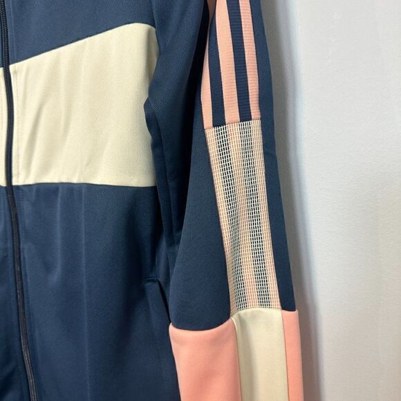NWOT Adidas Track Jacket, Navy, Pink and Cream , Size L - Picture 5 of 9